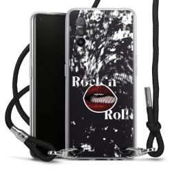 New Carry Case Transparent Stoff schwarz/silber