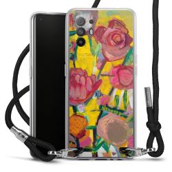 New Carry Case Transparent Stoff schwarz/silber