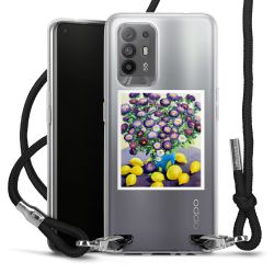 New Carry Case Transparent Stoff schwarz/silber