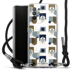 New Carry Case Transparent Stoff schwarz/silber