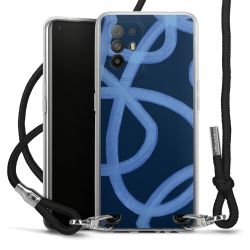 New Carry Case Transparent Stoff schwarz/silber