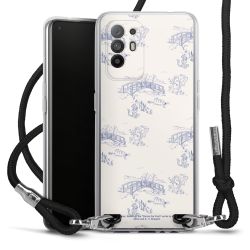 New Carry Case Transparent Stoff schwarz/silber