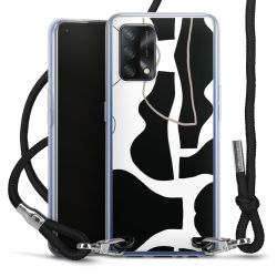 Carry Case Transparent Fabric black/silver