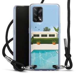 New Carry Case Transparent Stoff schwarz/silber