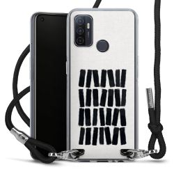 New Carry Case Transparent Stoff schwarz/silber