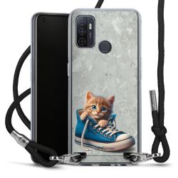 New Carry Case Transparent Stoff schwarz/silber