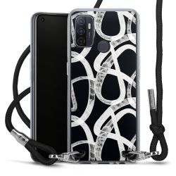 New Carry Case Transparent Stoff schwarz/silber