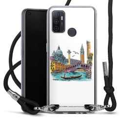 New Carry Case Transparent Stoff schwarz/silber