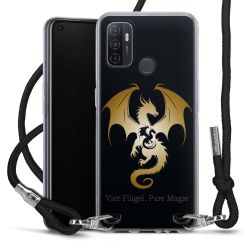 New Carry Case Transparent Stoff schwarz/silber