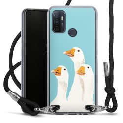 New Carry Case Transparent Stoff schwarz/silber