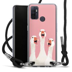 New Carry Case Transparent Stoff schwarz/silber