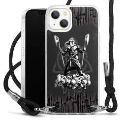 Carry Case Transparent Fabric black/silver