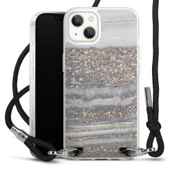 Carry Case Transparent Fabric black/silver