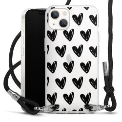 Carry Case Transparent Fabric black/silver