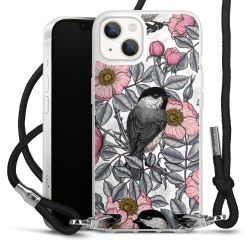 Carry Case Transparent Fabric black/silver