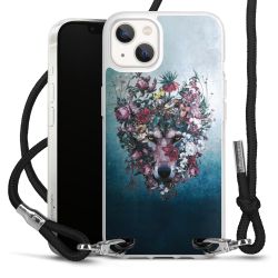 Carry Case Transparent Fabric black/silver