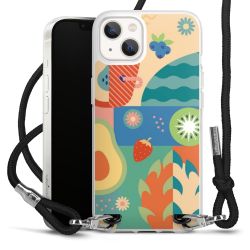 New Carry Case Transparent Stoff schwarz/silber