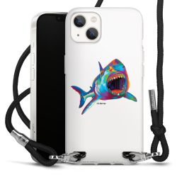 New Carry Case Transparent Stoff schwarz/silber