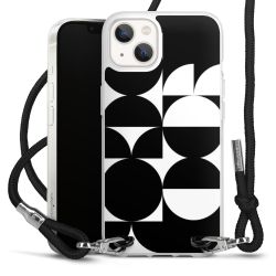 New Carry Case Transparent Stoff schwarz/silber