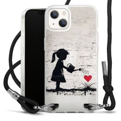 New Carry Case Transparent Stoff schwarz/silber