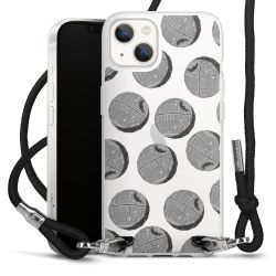 New Carry Case Transparent Stoff schwarz/silber