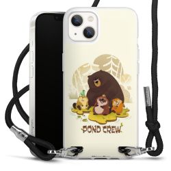 New Carry Case Transparent Stoff schwarz/silber