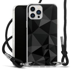 Carry Case Transparent Fabric black/silver