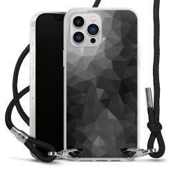 Carry Case Transparent Fabric black/silver