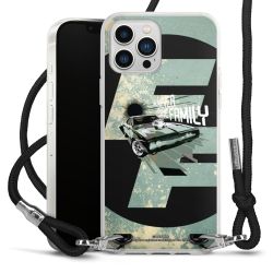 Carry Case Transparent Fabric black/silver