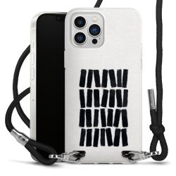 New Carry Case Transparent Stoff schwarz/silber