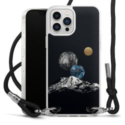 New Carry Case Transparent Stoff schwarz/silber