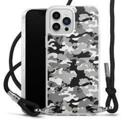 New Carry Case Transparent Stoff schwarz/silber