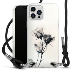 New Carry Case Transparent Stoff schwarz/silber