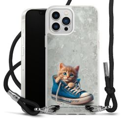 New Carry Case Transparent Stoff schwarz/silber