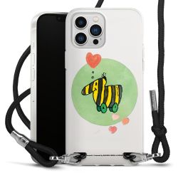 New Carry Case Transparent Stoff schwarz/silber