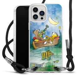 New Carry Case Transparent Stoff schwarz/silber