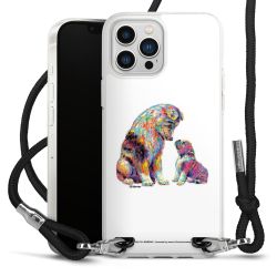 New Carry Case Transparent Stoff schwarz/silber