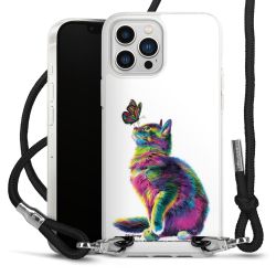 New Carry Case Transparent Stoff schwarz/silber