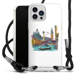 New Carry Case Transparent Stoff schwarz/silber