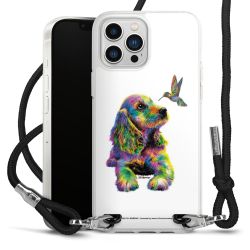 New Carry Case Transparent Stoff schwarz/silber