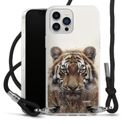 New Carry Case Transparent Stoff schwarz/silber