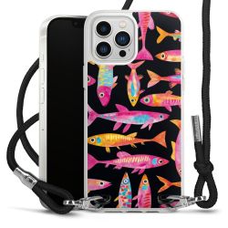 New Carry Case Transparent Stoff schwarz/silber