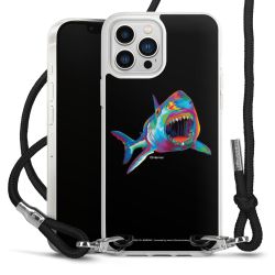 New Carry Case Transparent Stoff schwarz/silber