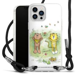 New Carry Case Transparent Stoff schwarz/silber