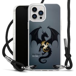 New Carry Case Transparent Stoff schwarz/silber