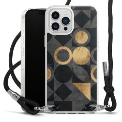 New Carry Case Transparent Stoff schwarz/silber