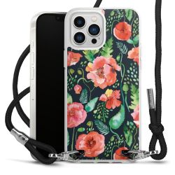 New Carry Case Transparent Stoff schwarz/silber