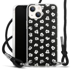 Carry Case Transparent Fabric black/silver