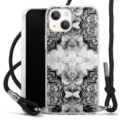 Carry Case Transparent Fabric black/silver