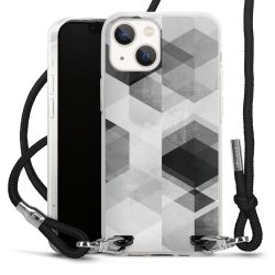 Carry Case Transparent Fabric black/silver